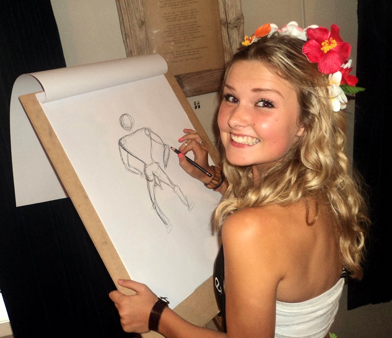 Hens party Life Drawing Class in Sydney.